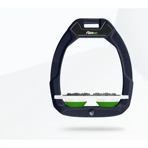 Πετάλια ασφαλείας ιππασίας Πλάκα Ultra Grip Μπλε/Λευκό/Μπλε Flex-On Safe-On image-0