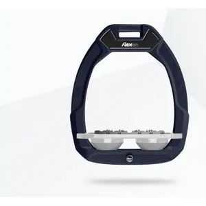 Ασφαλή σέλα ιππασίας Flat Ultra Grip Μπλε/Γκρι/Μαύρο Flex-On Safe-On image-0