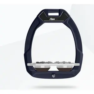 Πλατιά Ασφαλή Στιβάνια Ιππασίας Ultra Grip Μπλε/Γκρι/Καφέ Flex-On Safe-On image-0