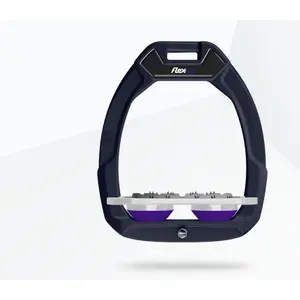 Ασφαλή στήριγμα για ιππασία Plat Ultra Grip Μπλε/Γκρι/Βιολετί Flex-On Safe-On image-0