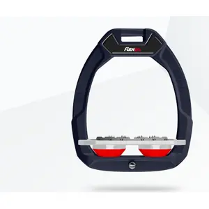 Πλατιά ασφάλεια ιππασίας Στήριγμα Ultra Grip Μπλε/Γκρι/Κόκκινο Flex-On Safe-On image-0