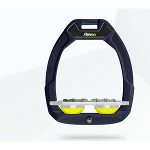 Πλατιά Σαμπρέλες Ασφαλείας Ιππασίας Ultra Grip Μπλε/Γκρίζο/Κίτρινο Flex-On Safe-On image-0