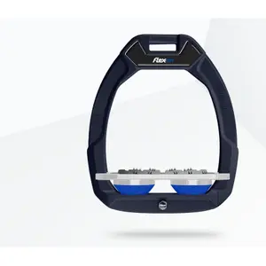 Πλατιά Αντίκες Ασφαλείας Ιππασίας Ultra Grip Μπλε/Γκρι/Μπλε Flex-On Safe-On image-0