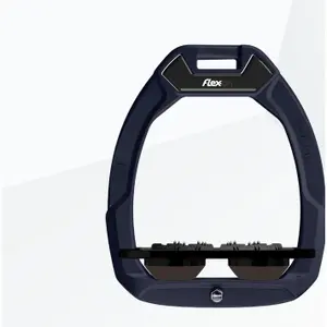 Πλατιά Σταυρούμια Ασφαλείας Ιππασίας Ultra Grip Μπλε/Μαύρο/Καφέ Flex-On Safe-On image-0
