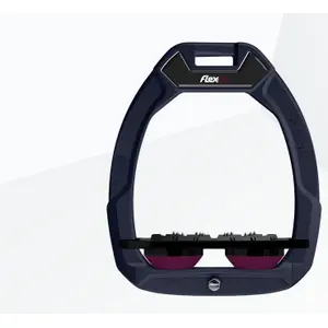 Πλάγια ασφαλείας ιππασίας Ultra Grip Μπλε/Μαύρο/Βιολετί Flex-On Safe-On image-0