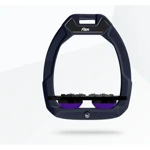 Ασφάλεια καβάλησης Σκαρίφισμα Πλατύ Ultra Grip Μπλε/Μαύρο/Βιολετί Flex-On Safe-On image-0