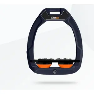 Ασφάλεια για ιππασία με επίπεδες σέλες Ultra Grip Μπλε/Μαύρο/Πορτοκαλί Flex-On Safe-On image-0