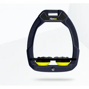 Πλατιά ασφάλτινα πιασίματα ιππασίας Ultra Grip Μπλε/Μαύρο/Κίτρινο Flex-On Safe-On image-0