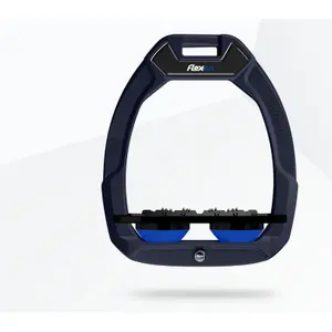 Πλακοειδή υποστήριξη ασφαλείας ιππασίας Ultra Grip Μπλε/Μαύρο/Μπλε Flex-On Safe-On image-0