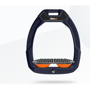 Étriers de sécurité d’équitation Endurance Marine/Gris/Orange Flex-On Safe-On image-0