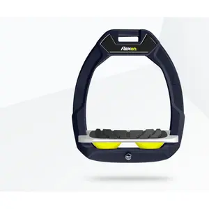 Πλαϊνά ασφαλείας ιππασίας Κεκλιμένα Grip Ναυτικό/Γκρι/Κίτρινο Flex-On Safe-On image-0