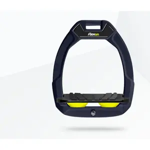 Ασφαλή αναβάτες ιππασίας Κεκλιμένο Grip Θαλάσσιο/Μαύρο/Κίτρινο Flex-On Safe-On image-0
