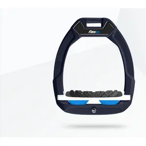 Αναβάτες ασφαλείας ιππασίας Λοξός Ultra Grip Θαλάσσια/Λευκό/Μπλε Flex-On Safe-On image-0