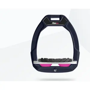 Πρόσθετα ασφαλείας ιππασίας Κεκλιμένα Ultra Grip Ναυτική/Γκρι/Ροζ Flex-On Safe-On image-0