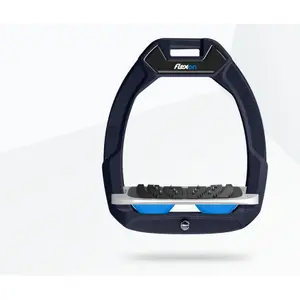 Σέλες ασφαλείας ιππασίας με κλίση Ultra Grip Ναυτικού/Γκρί/Μπλε Flex-On Safe-On image-0