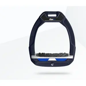 Σέλες ασφαλείας ιππασίας με κλίση Ultra Grip Ναυτικού/Γκρί/Μπλε Flex-On Safe-On image-0