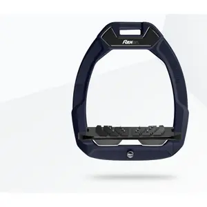 Ασφάλειες ιππασίας με κλίση Ultra Grip Μπλε/Μαύρο/Ανθρακί Flex-On Safe-On image-0