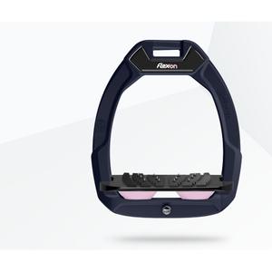Étriers de sécurité d’équitation Incliné Ultra Grip Marine/Noir/Rose clair Flex-On Safe-On