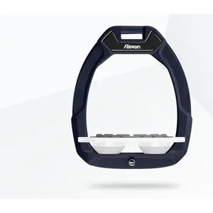 Πλατιά Grip Θαλάσσια/Λευκά/Λευκά Ασφάλειας Ιππασίας Flex-On Safe-On image-0