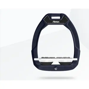Πλαστικά στηρίγματα ασφαλείας ιππασίας Plat Grip Ναυτικό/Λευκό/Μαύρο Flex-On Safe-On image-0