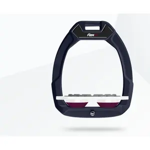 Πεταλίδες ασφαλείας ιπποδρομίας Flat Grip Θαλάσσιο/Λευκό/Βαθύ Μωβ Flex-On Safe-On image-0