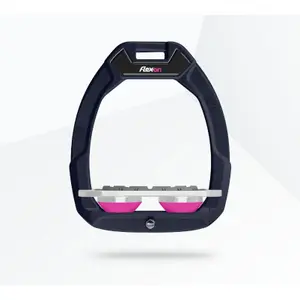 Πλαστικές ιππασίας ασφαλείας Plat Grip Μπλε/Γκρι/Ροζ Flex-On Safe-On image-0