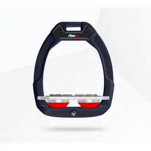 Πλαϊνά σταντ ασφαλείας ιππασίας Flat Grip Μπλε/Γκρι/Κόκκινο Flex-On Safe-On image-0