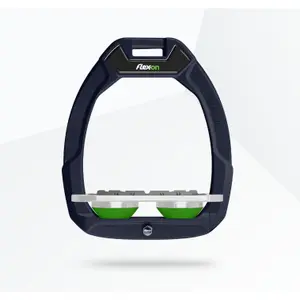 Στηρίγματα ασφαλείας ιππασίας Plat Grip Μπλε/Γκρίζο/Πράσινο Flex-On Safe-On image-0