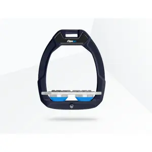 Σφιγκτήρες ασφαλείας ιππασίας Plat Grip Μπλε/Γκρι/Θαλάσσιο Flex-On Safe-On image-0