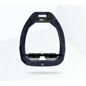 Πλαϊνές ασφάλειας ιππασίας Plat Grip Ναυτικές/Μαύρες/Γκρι Flex-On Safe-On image-0