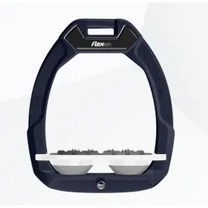 Στεφάνια ασφαλείας ιππασίας Plat Ultra Grip Θαλάσσης/Λευκό/Γκρι Flex-On Safe-On image-0