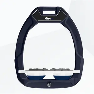 Πλαϊνές στήριες ασφαλείας ιππασίας Ultra Grip Ναυτικό/Λευκό/Ναυτικό Flex-On Safe-On image-0