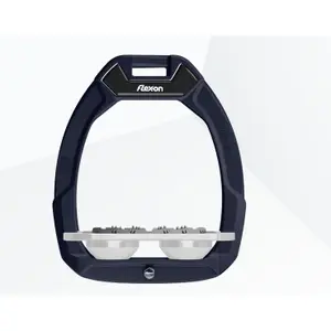 Ασφάλεια ιππασίας Πλατιά Ultra Grip Ναυτική/Γκρι/Λευκή Flex-On Safe-On image-0