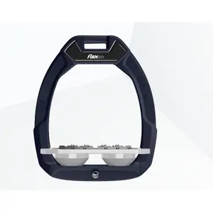 Πλατιά Σταθερά Σφήνα Ιππασίας Ultra Grip Ναυτική/Γκρι/Γκρι Flex-On Safe-On image-0