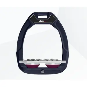 Στιβάνες ασφαλείας ιππασίας Flat Ultra Grip Ναυτικές/Γκρι/Δαμάσκηνο Flex-On Safe-On image-0