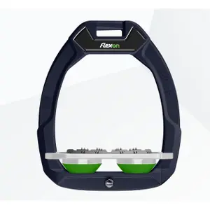 Ασφαλή αναβάθμιση υποδημάτων ιππασίας Flat Ultra Grip Ναυτικό/Γκρίζο/Πράσινο Flex-On Safe-On image-0