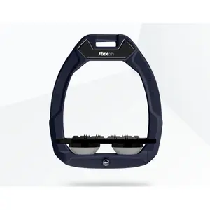 Πλατιά σέλα ασφαλείας ιππασίας Ultra Grip Θάλασσα/Μαύρο/Γκρι Flex-On Safe-On image-0