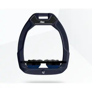 Πλατιά πέλματα ασφαλείας ιππασίας Ultra Grip Μπλε/Μαύρο/Μπλε Flex-On Safe-On image-0