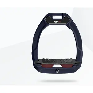 Ασφάλειες ιππασίας Κεκλιμένες Ultra Grip Μπορντό/Γκρίζο/Μπορντό Flex-On Safe-On image-0