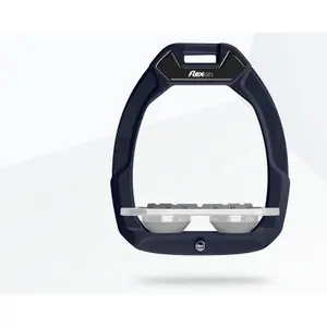 Πλαϊνοί σφιγκτήρες ασφαλείας ιππασίας Plat Grip Μπορντό/Γκρι/Γκρι Flex-On Safe-On image-0