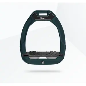 Σέλες ασφαλείας ιππασίας Κεκλιμένα Ultra Grip Πράσινο/Μαύρο/Γκρι Flex-On Safe-On image-0