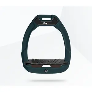 Ασφάλιστρα ιππασίας Κεκλιμένα Ultra Grip Πράσινο/Μαύρο/Καφέ Flex-On Safe-On image-0