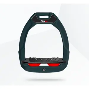 Zaczepy bezpieczeństwa do jazdy konnej Nachylone Ultra Grip Zielony/Czarny/Czerwony Flex-On Safe-On image-0