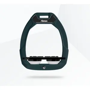 Ασφάλειες ιππασίας Plat Grip Πράσινο/Μαύρο/Άσπρο Flex-On Safe-On image-0