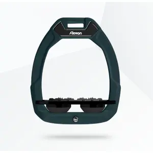 Πλατιά Σιγούρα Ιππασίας Ultra Grip Πράσινο/Μαύρο/Μαύρο Flex-On Safe-On image-0