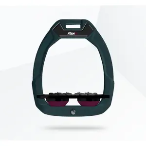 Χειρολαβές ασφαλείας ιππασίας Flat Ultra Grip Πράσινο/Μαύρο/Μπορντό Flex-On Safe-On image-0