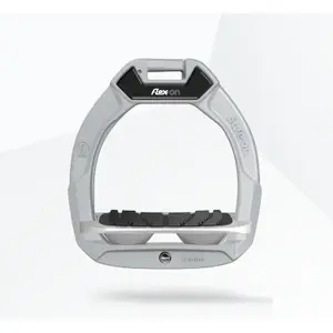 Estribos de segurança de equitação Inclinado Grip Alumínio/Cinza criança Flex-On Safe-On image-0