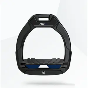 Gyerek biztonsági nyeregtartók, fekete/kék/fekete színben Flex-On Safe-On