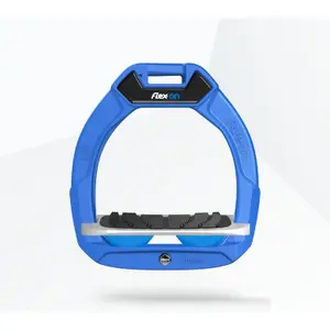 Klamry bezpieczeństwa do jazdy konnej Incliné Grip Niebiesko/Szaro/Niebieskie dla dzieci Flex-On Safe-On image-0