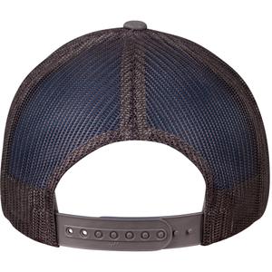 Kids' curved brim trucker cap Flexfit Retro image-3